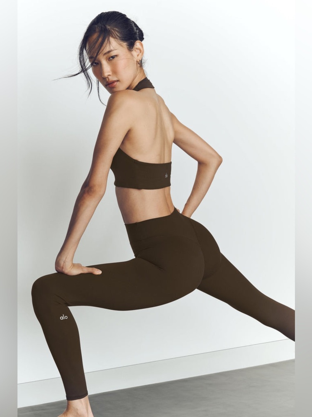 NWT ALO Softsculpt Define Legging 7/8 in Espresso Brown